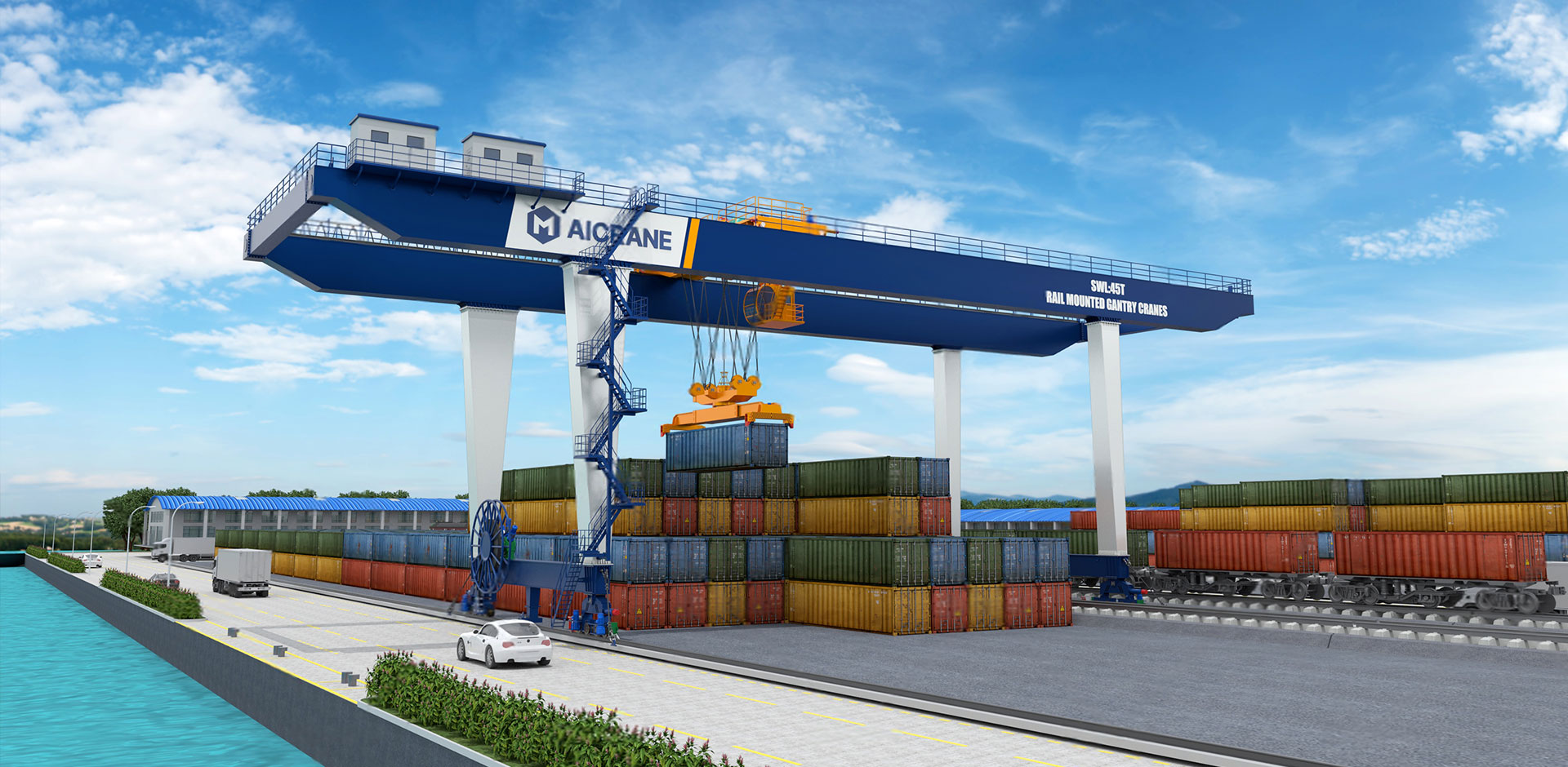 Container Handling Solution - RMG Crane
